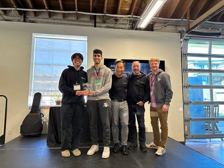 Hackathon team photo